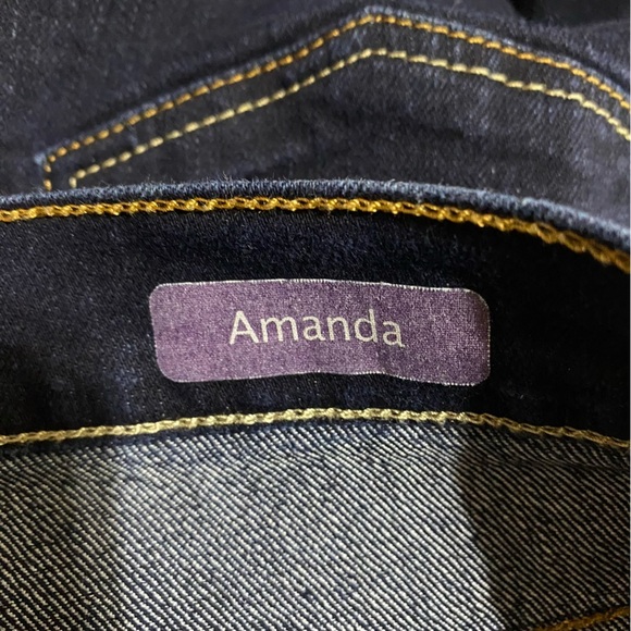 Gloria Vanderbilt Amanda Classic Dark Indigo Jeans * Short - Picture 6 of 7